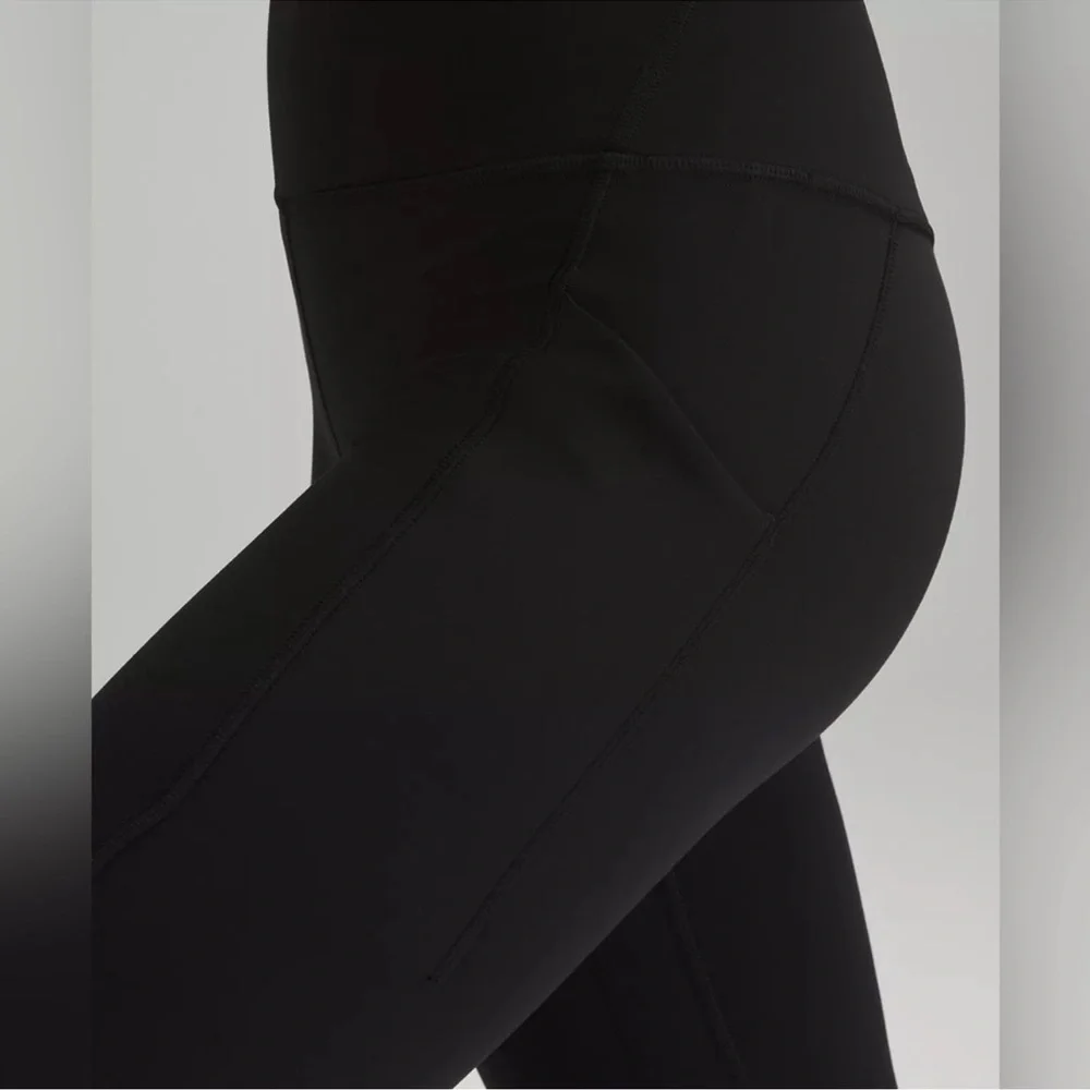 Lululemon Align High Rise Pant with Pockets 25” Black Size 2 Yoga Leggings